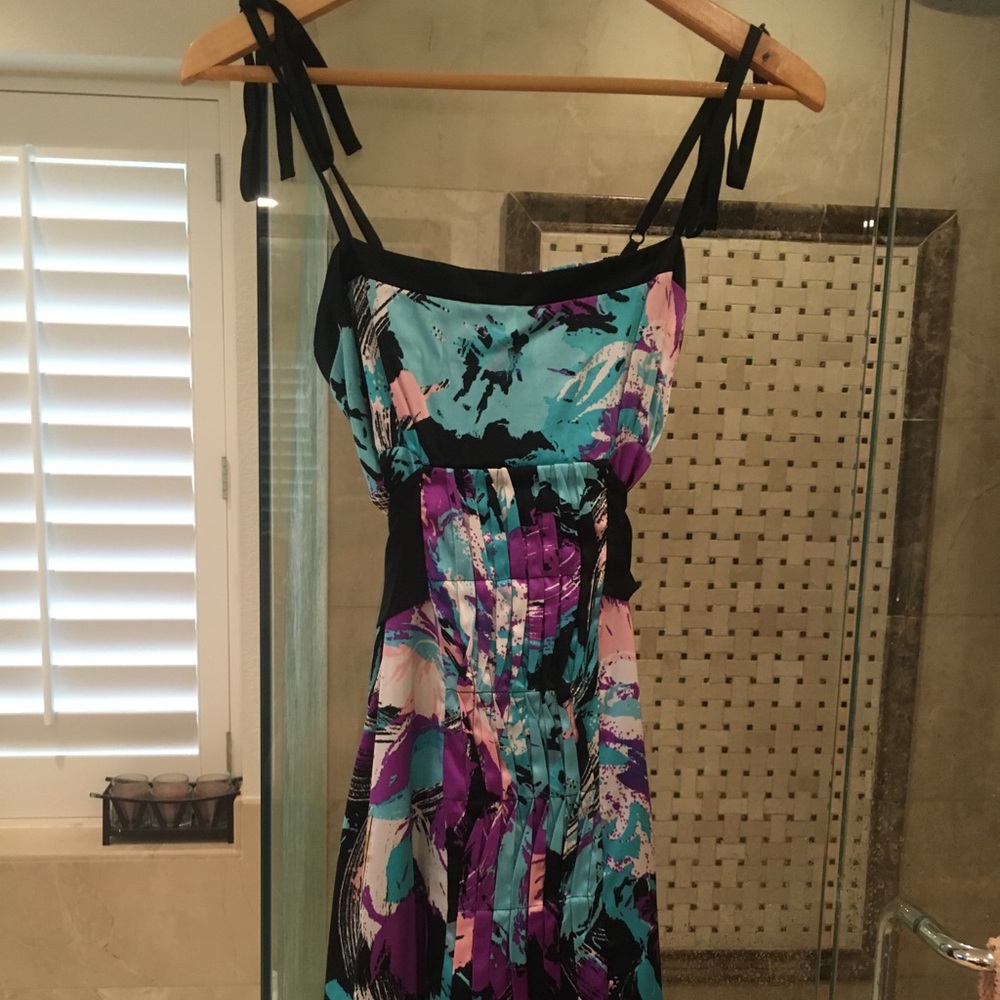 Bebe Satin Dress
